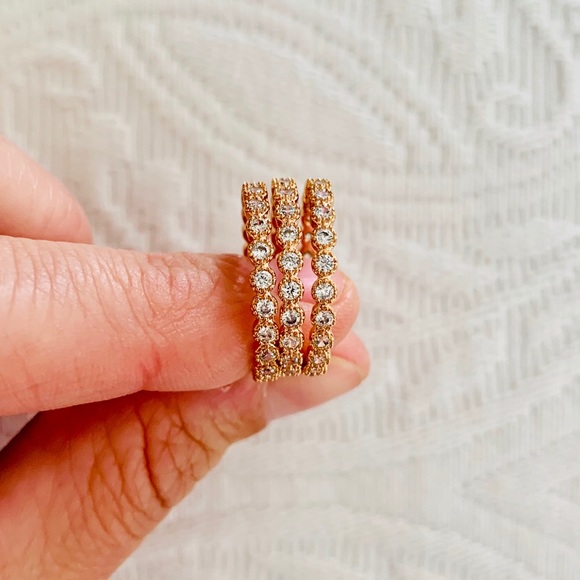 Stackable Gold Rings - Picture 3 of 3